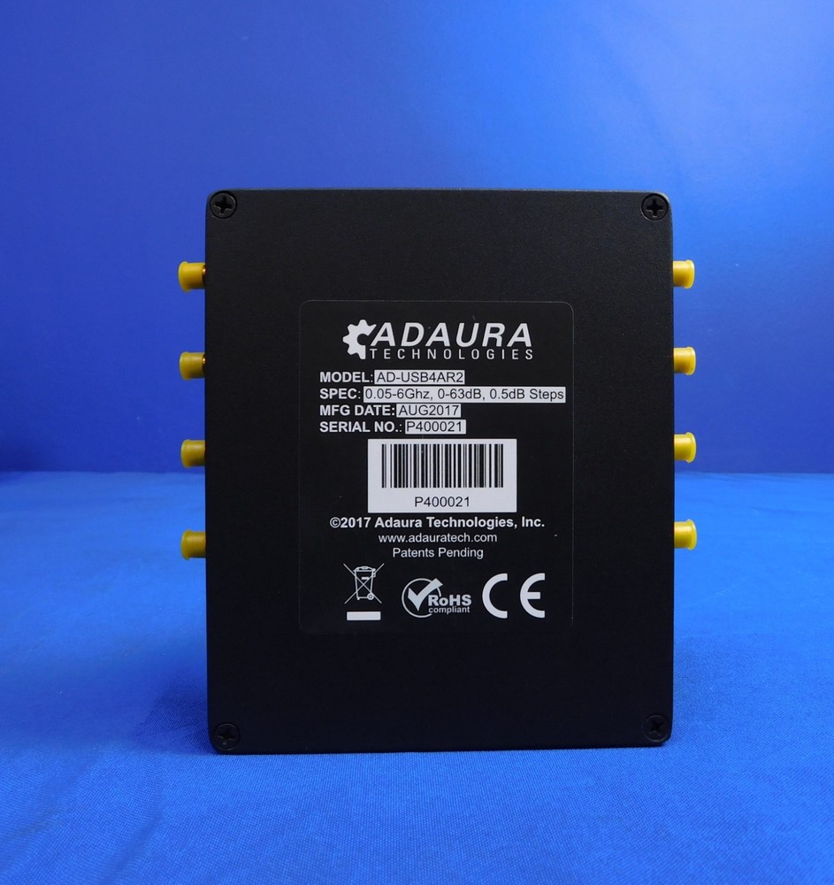 Adaura AD-USB4AR2 USB Programmable RF Attenuator
