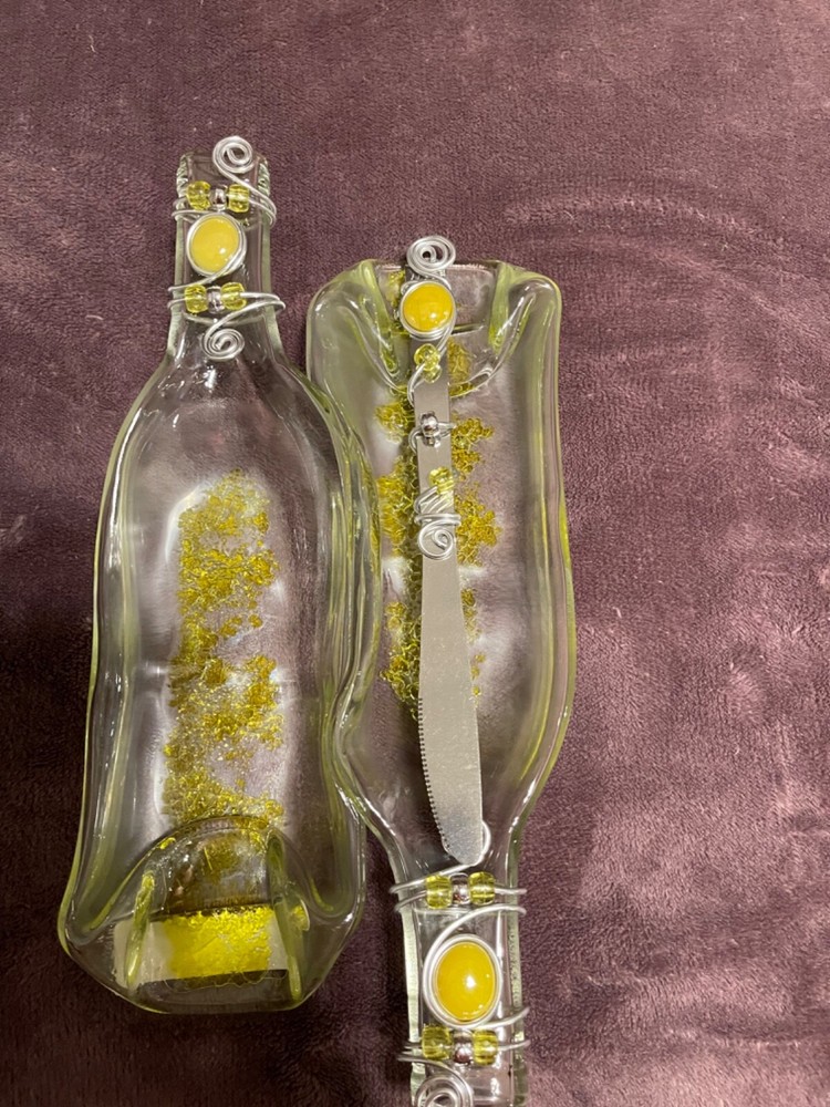 Melted Double Bottle Charcuterie tray