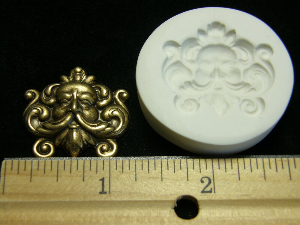 Green Man Polymer Clay Mold (MD1316)