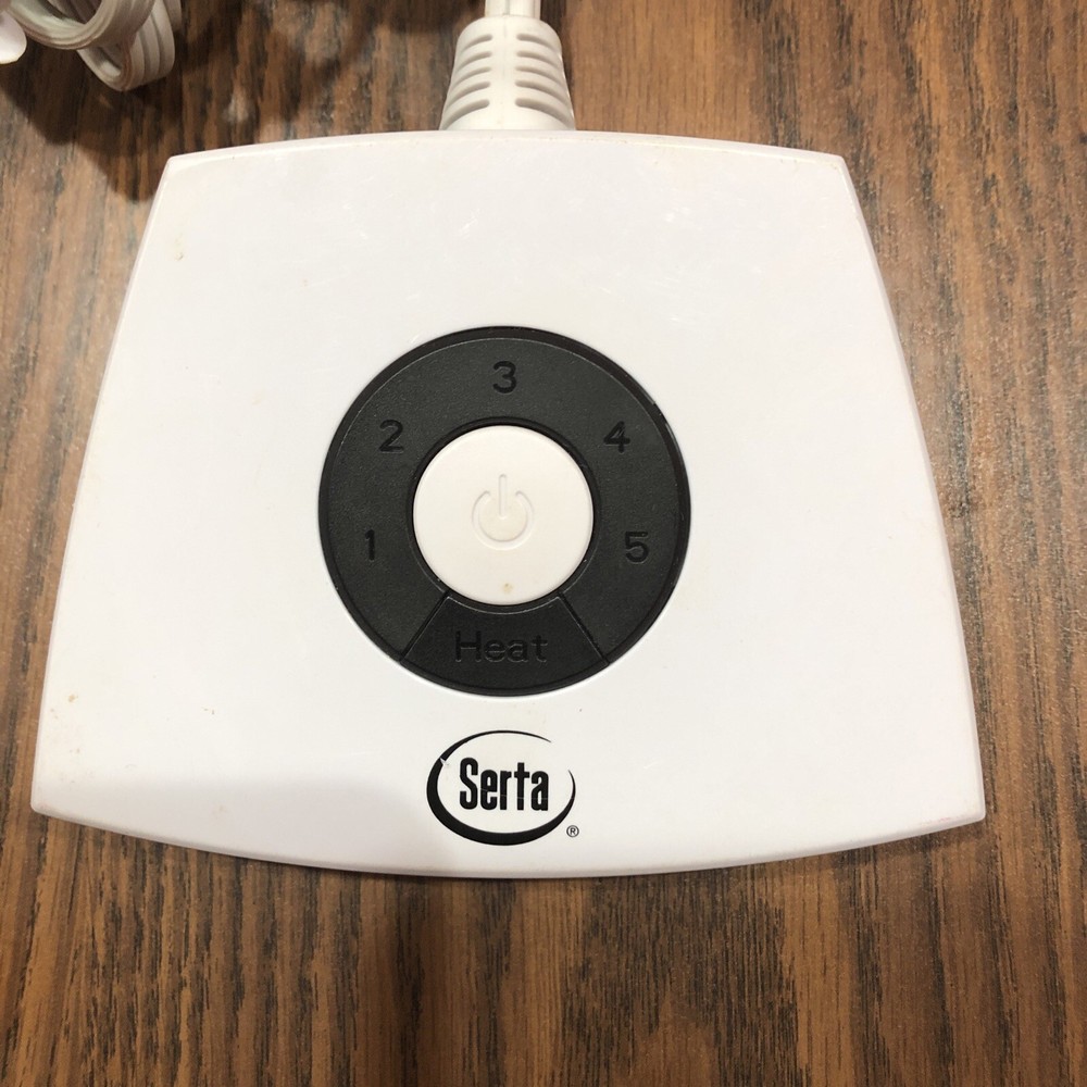 Serta Microplush Electric Heated Blanket Remote Heat Controller PFI-DTE-FB1