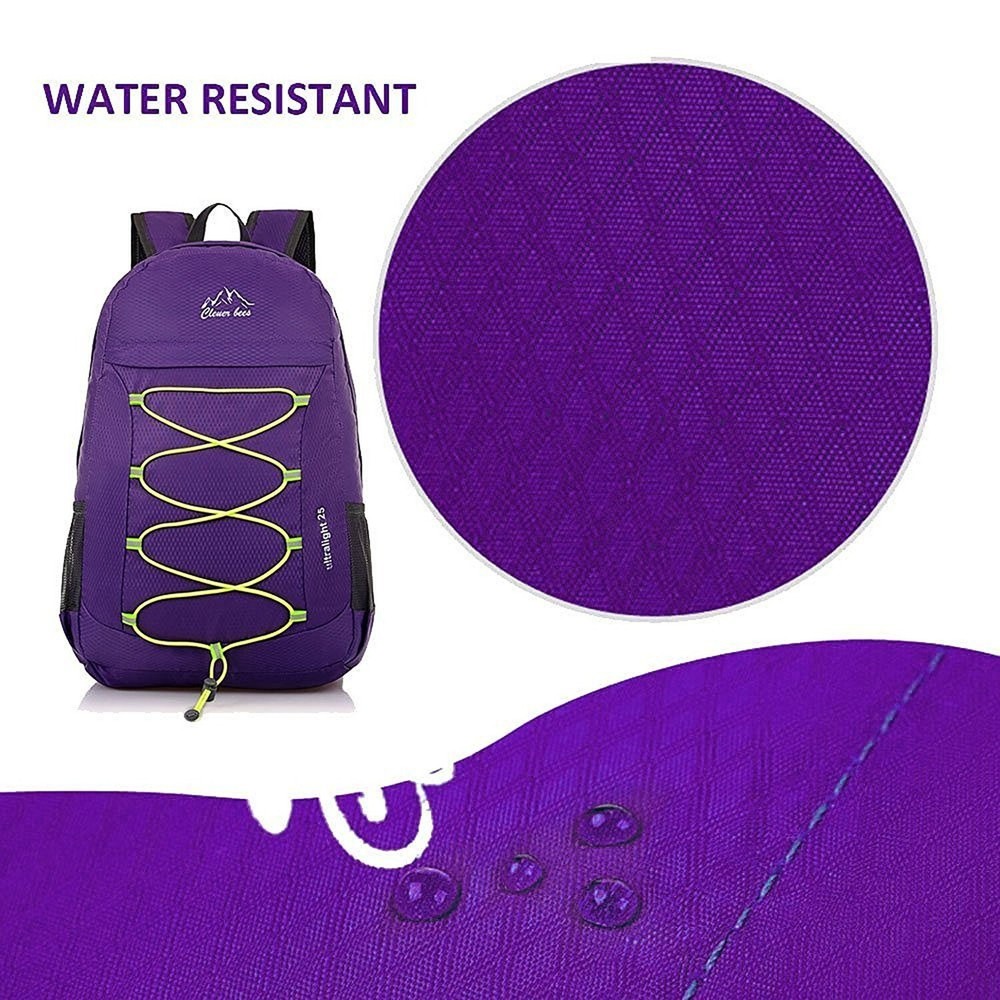Outdoor Water Resistant Hiking Backpack Purple