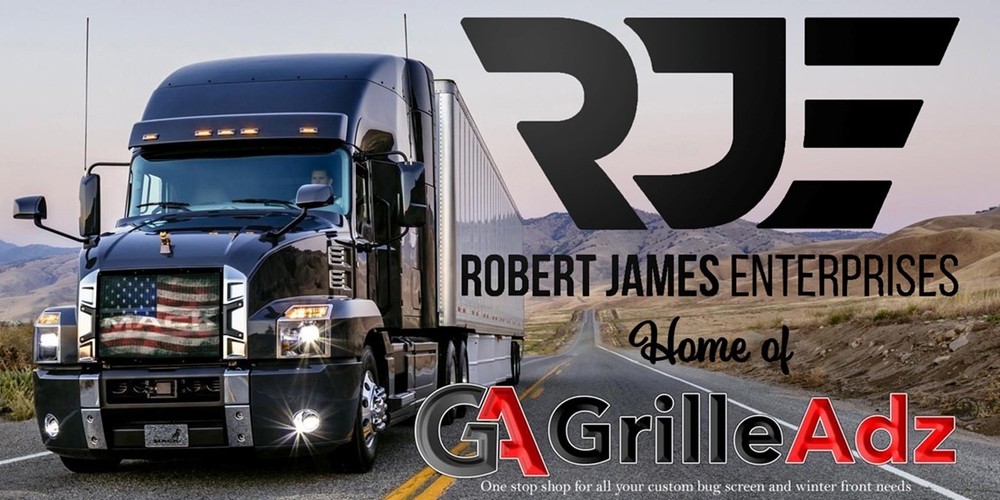 Premium Black Bugscreen for Peterbilt 589