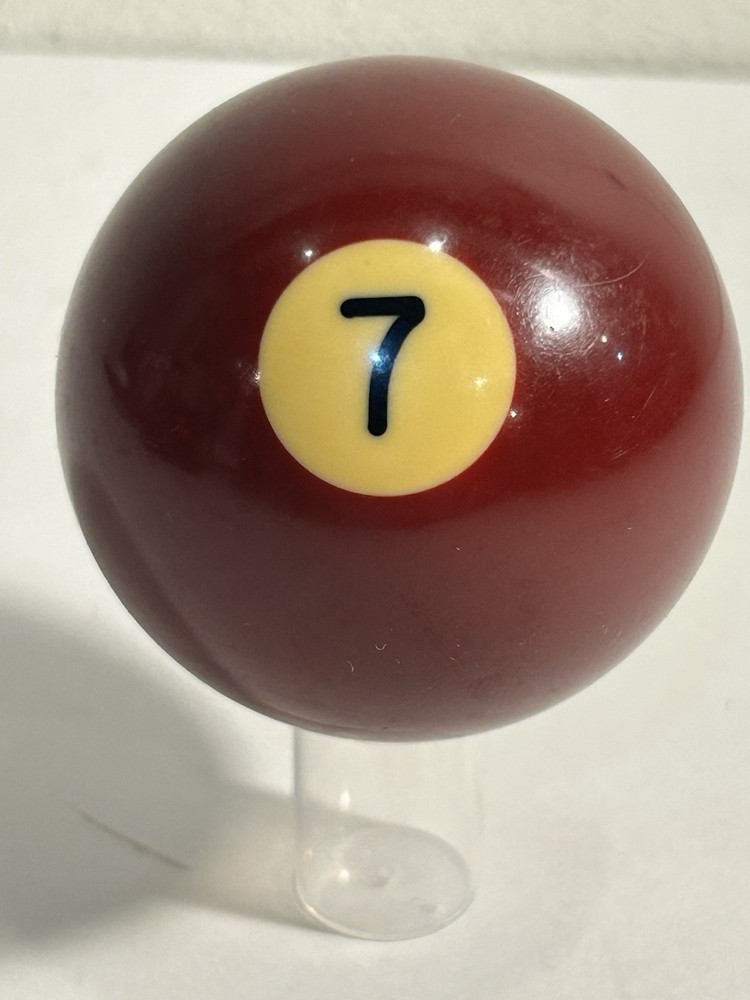 VTG Replacement Billiard Pool Ball 2 1/4" Diameter Standard # 7 Solid Maroon