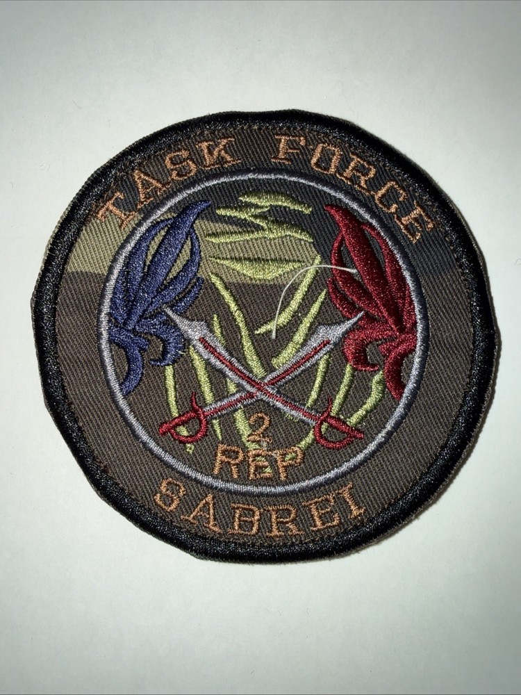 French Foreign Legion Airborne 2 Rep Task Force Sabre 1 Afgan War Patch Camo