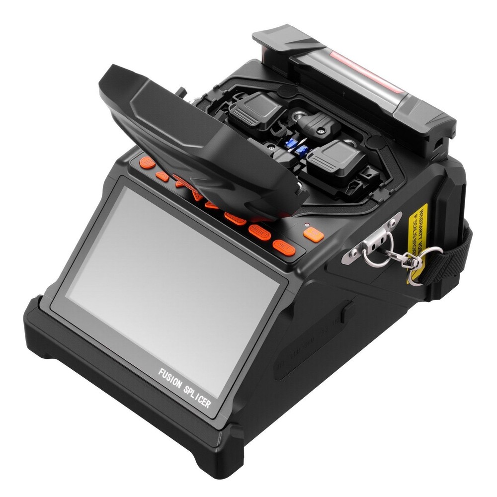 Fiber Optic Splicing Machine 6 Motor Core Clad Alignment 5 Inch View