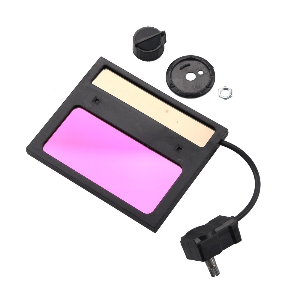Solar Automatic On/Off Darkening Welding Helmet Len Filter + Protortion Sheet H