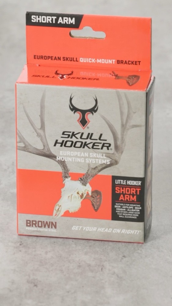 Trophy Skull Mounting Kit for Hogs, Aoudad, Alligator & Black Bear - Graphite &
