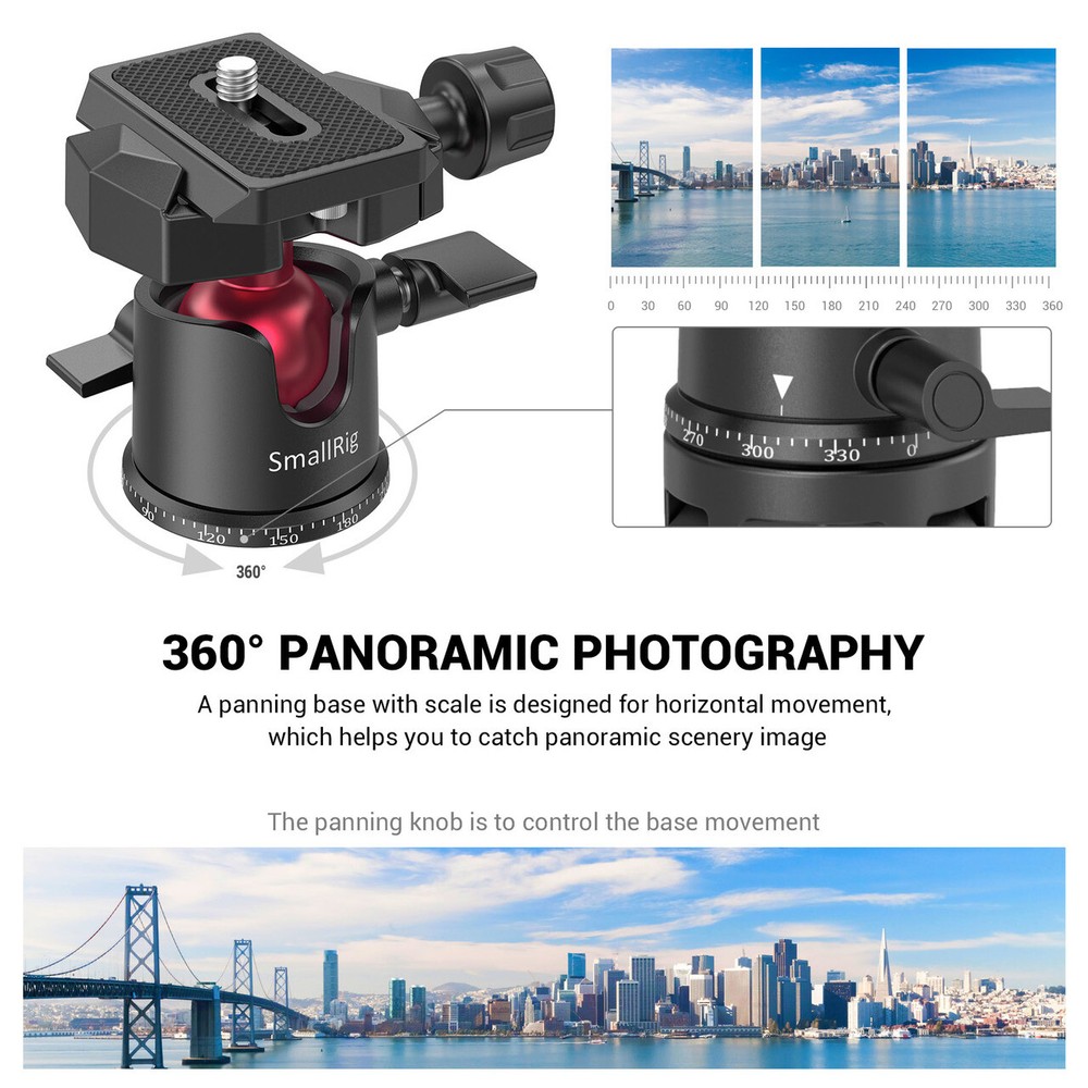 SmallRig Mini Tripod for Camera/ Phone, Desktop Tabletop Tripod with Arca-Type