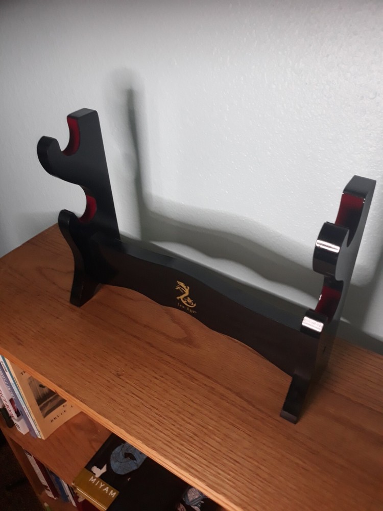 Ten Ryu Black Dual Tier Sword Holder