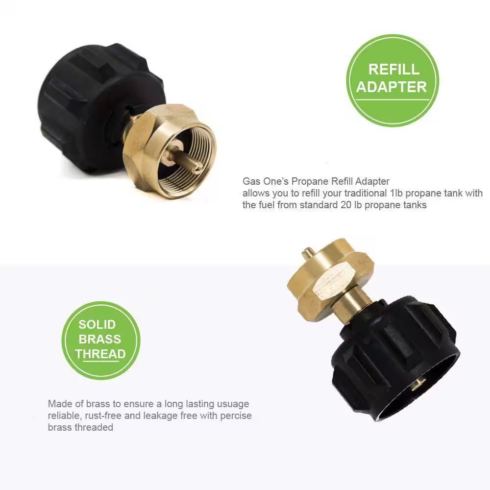 Propane Refill Adapter for 1 Lb. Tanks