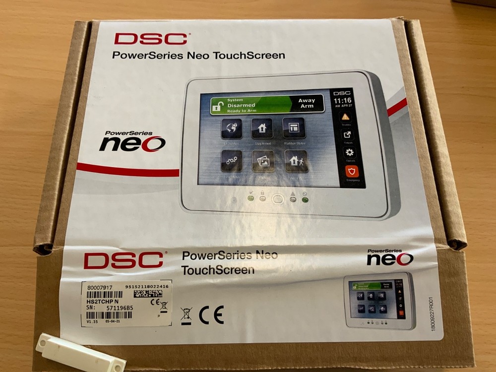 DSC HS2TCHPN Touchcreen and DSC HS2064NKCP01 Panel - new - open box