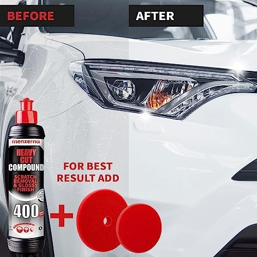 Heavy Cut Compound Car Polish Medium Cut Buffing 8oz Automotive
