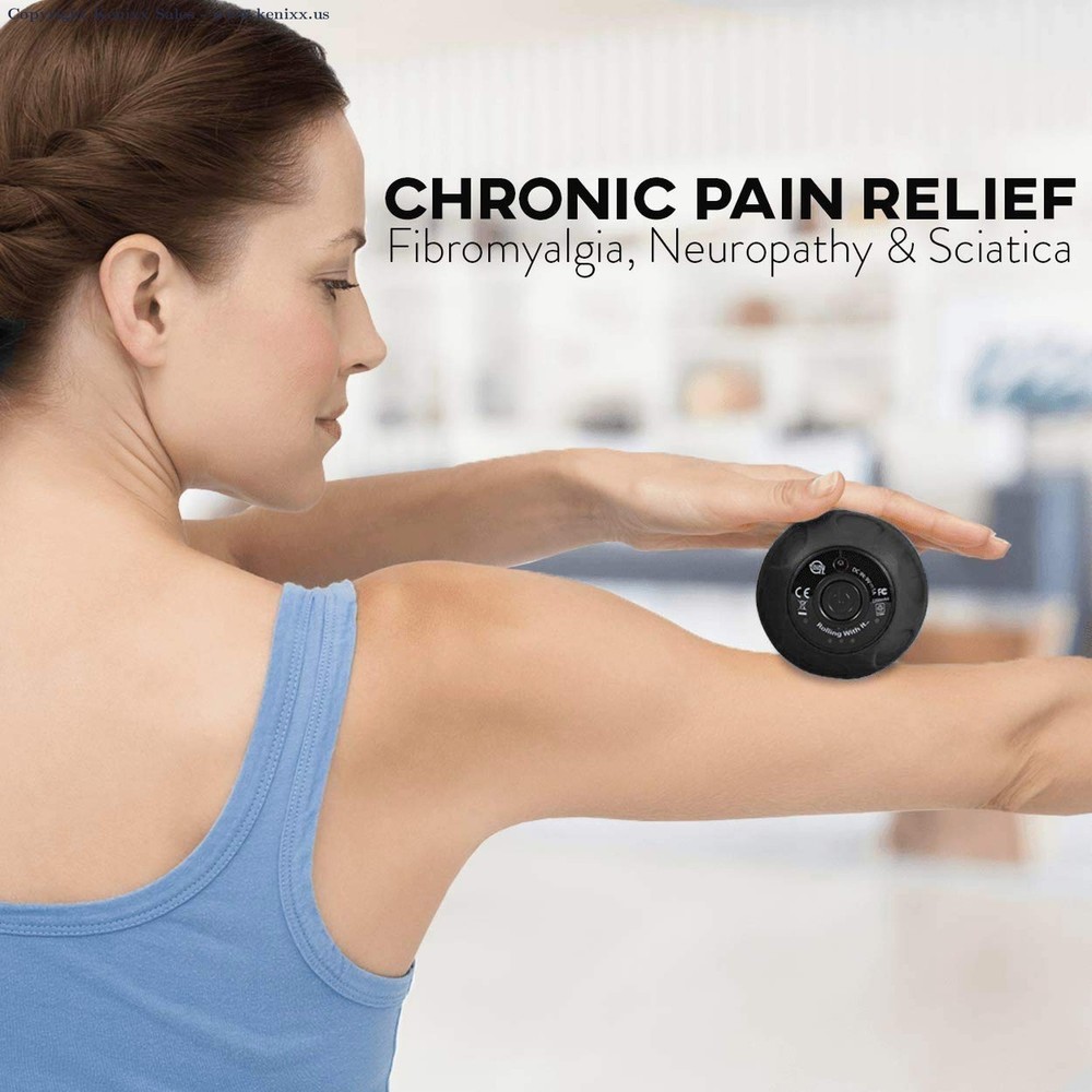 Vibrating Peanut Massage Ball - Deep Tissue Trigger Point Therapy, ... Fast Ship