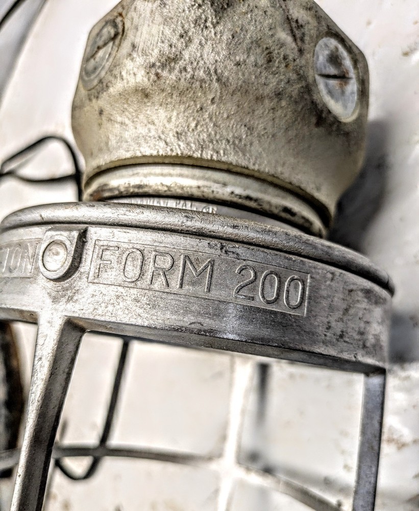Two Vintage Appleton Form 200 , No Globes