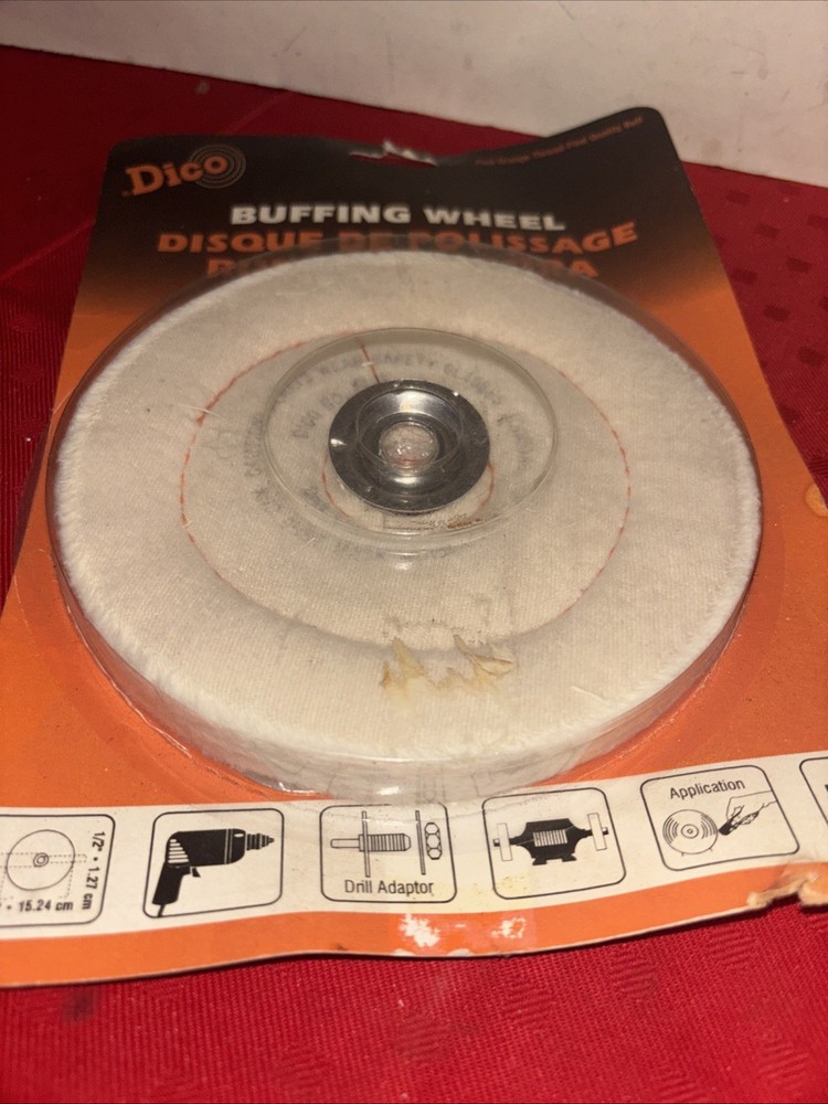 Dico 6" Cotton Cushion Buffing Wheel Polishing