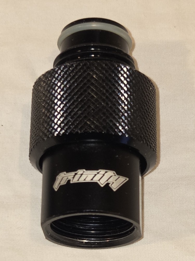 Trinity Paintball Tank Regulator Extender Adaptor - DUST BLACK