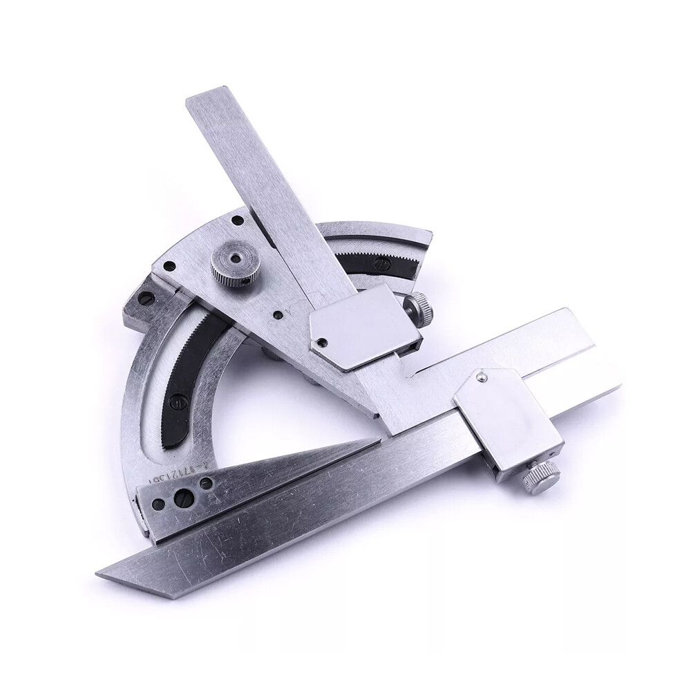 0-320° Precision Angle Measuring Finder Universal Bevel Protractor Vernier Tool