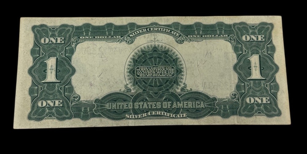 1899 US $1 Silver Certificate Large Size Black Eagle Banknote No Damage #2331