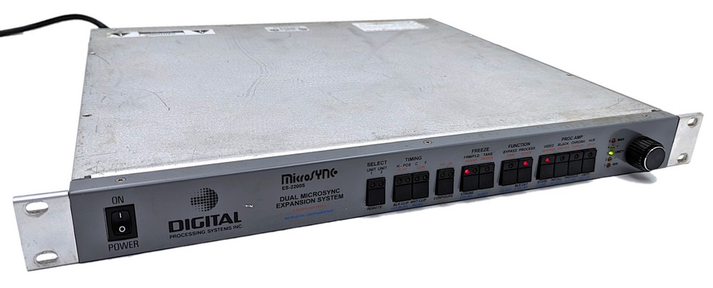DPS ES-2200S Dual Microsync Expansion System TBC Time Base Corrector *AS-IS READ