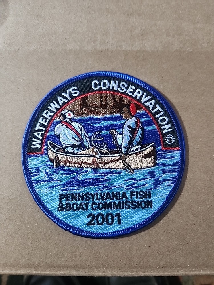 4" 2001 Pennsylvania game commission Waterways Conservation Patch