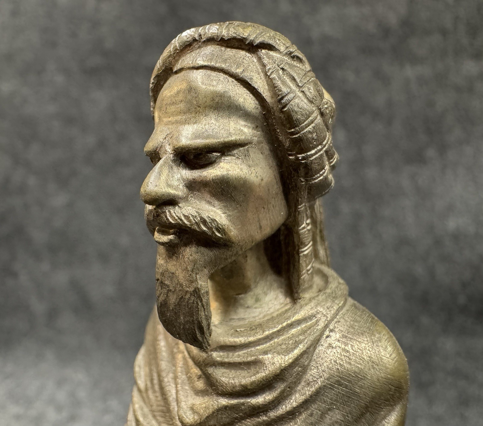 AGATHON LEONARD Antique Bronze Sculpture ~ Arab on Camel Art Signed Rider A 10”