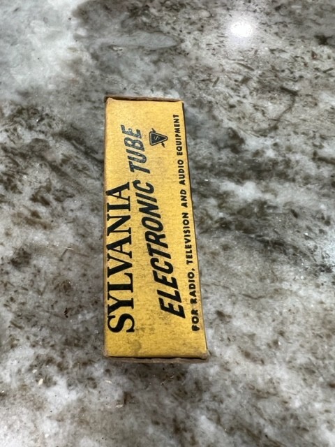 Sylvania Electronic Tube 6AU8 NOS