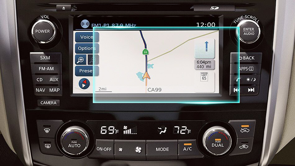 Crystal Clear Screen Protector for 2015 Nissan Altima Vehicle Navigation
