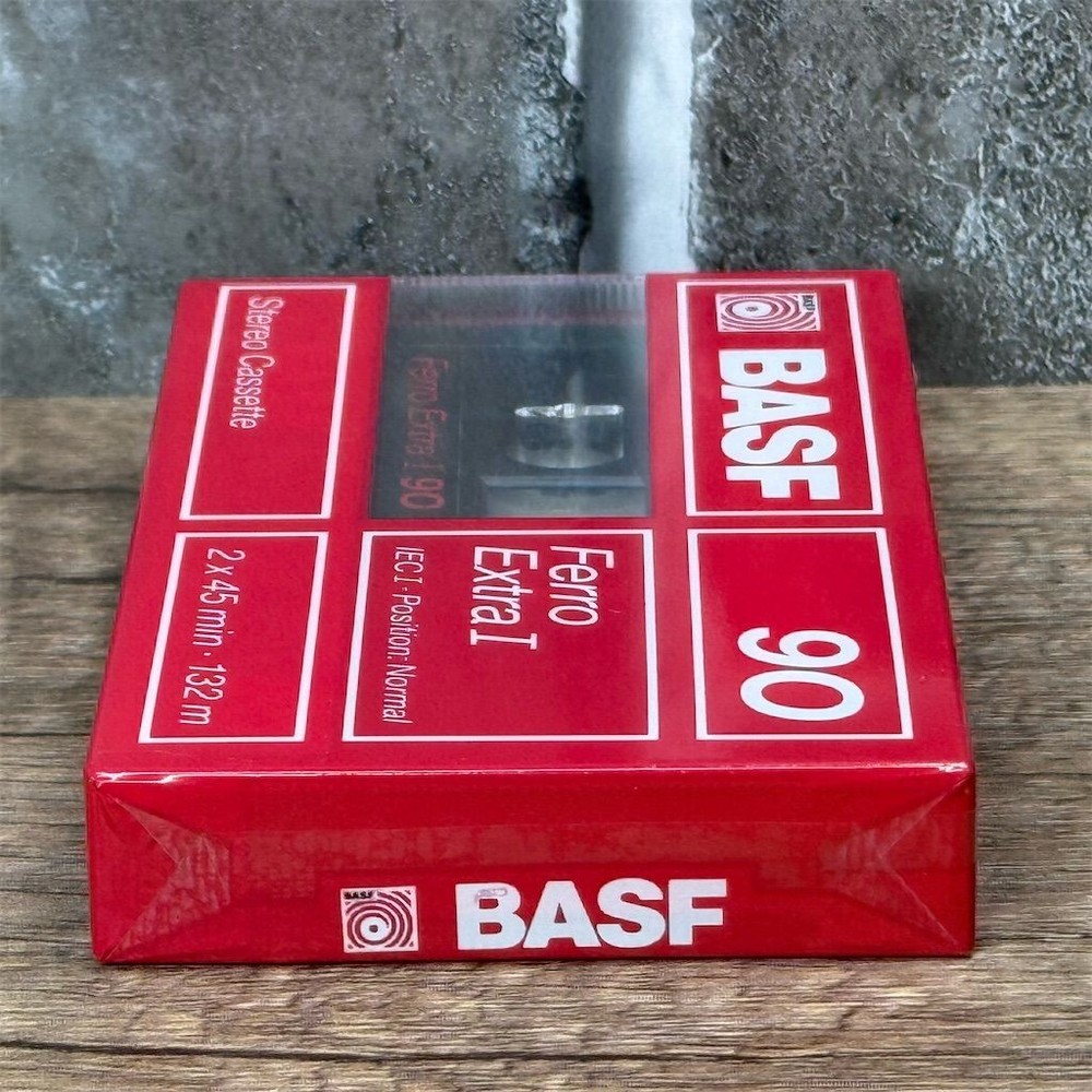 BASF Ferro Extra I 90 Min Blank Audio Cassette Tape