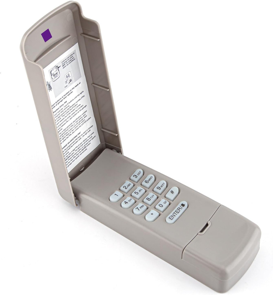For Liftmaster 377LM Wireless Keypad/Keyless Entry Compatible with Purple Learn