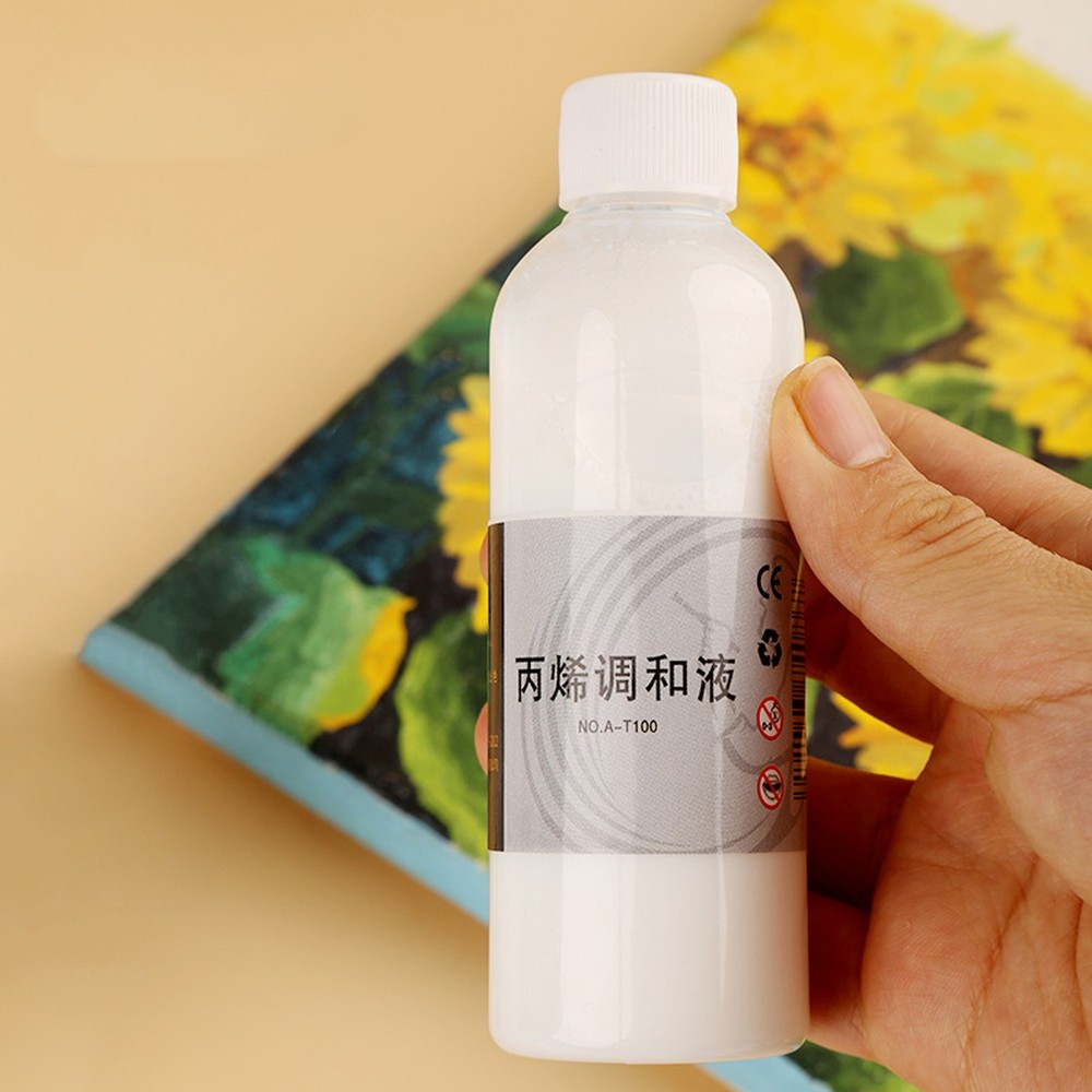 Acrylic Paint Thinner 100ml Fluid Improver Art Supply For Precision