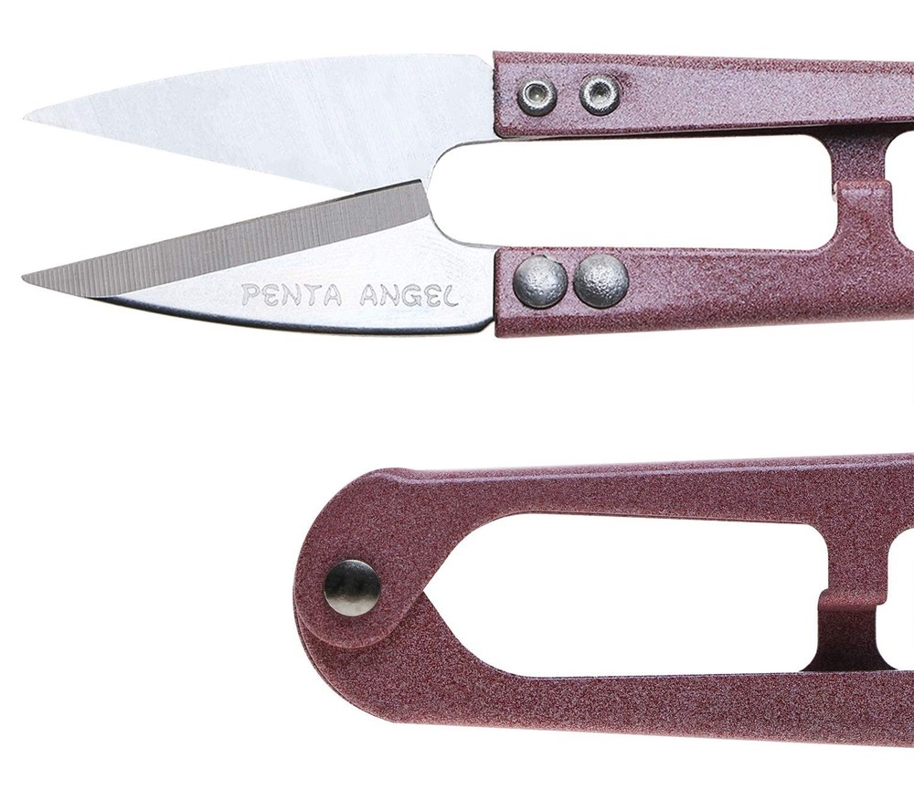 2Pcs Multicolor Mini Sewing Scissors Clipper 2Pcs Leather Scissors Sheath Cover