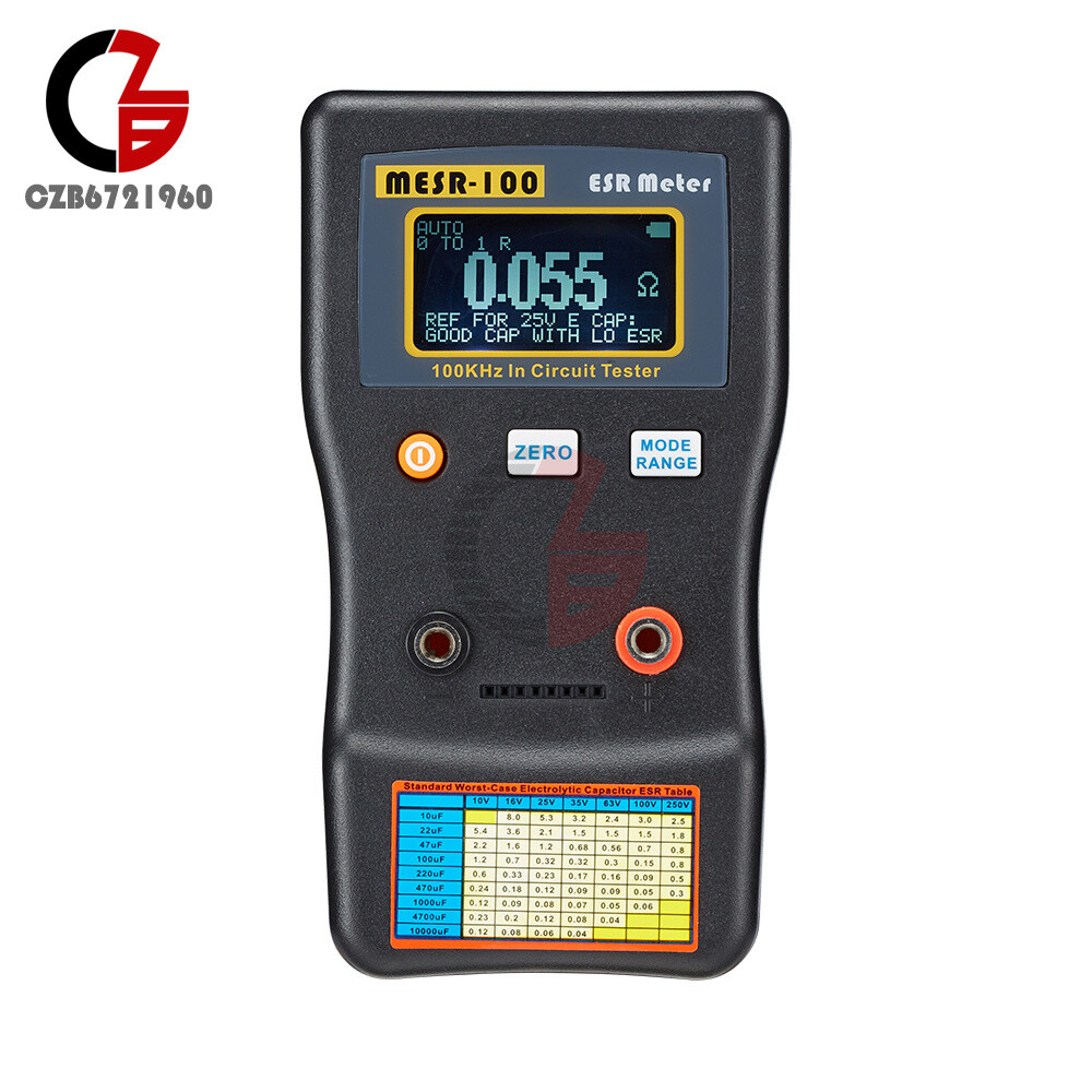 MESR-100 ESR Capacitance Ohm Meter Capacitance Internal Resistance Circuit Test