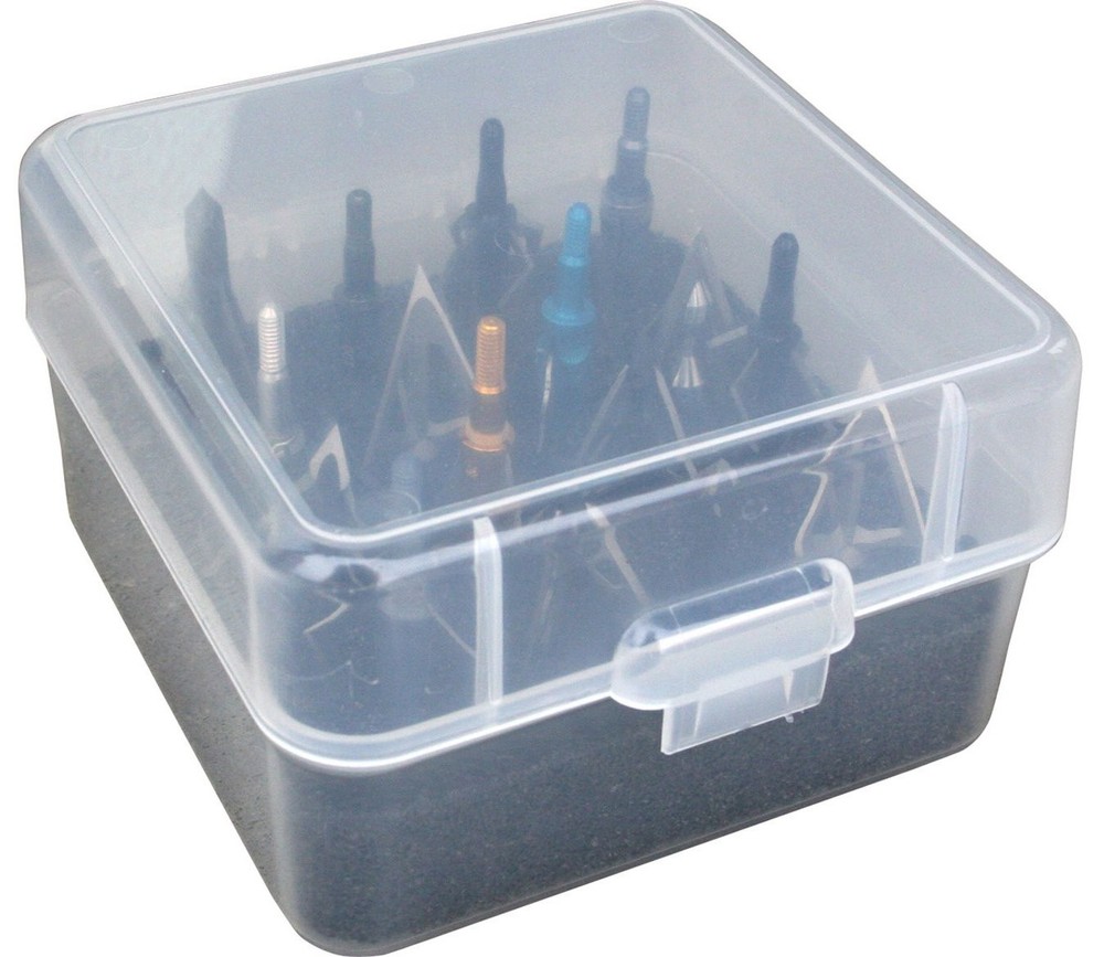 MTM Broadhead Box, Clear Broadhead Box