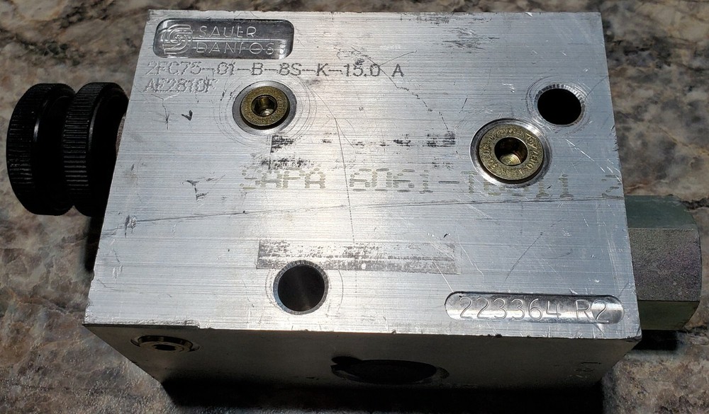 2FC75-01-B-8S-K-15.0, Comatrol, Danfoss, Flow Control Valve