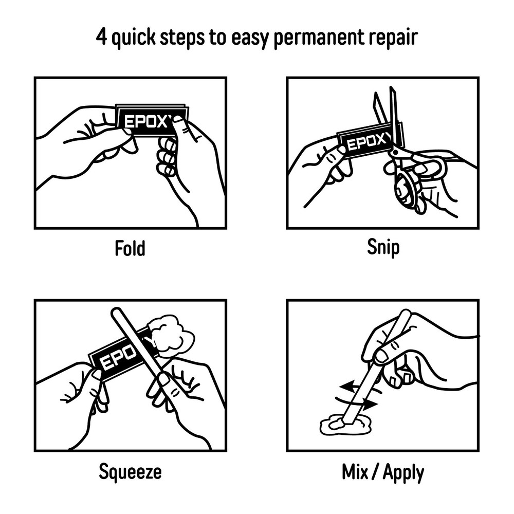 Hardman Double Bubble Red Extra Fast Setting Epoxy Adhesive - 04001 (10 Pack)