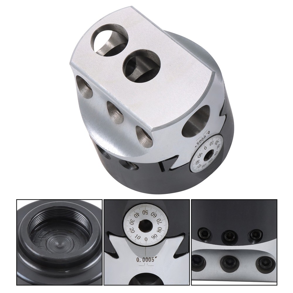 High Precision 3In Boring Head 0.001 Radius 1-1/2-18" Thread Mount 1" Max Offset