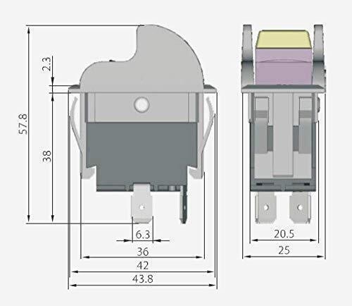 On-Off Toggle Switch Works Fits , Rockwell, Hitachi, Reliant