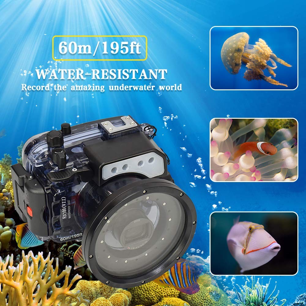 Underwater Camera Housing Compatible with Sony RX10