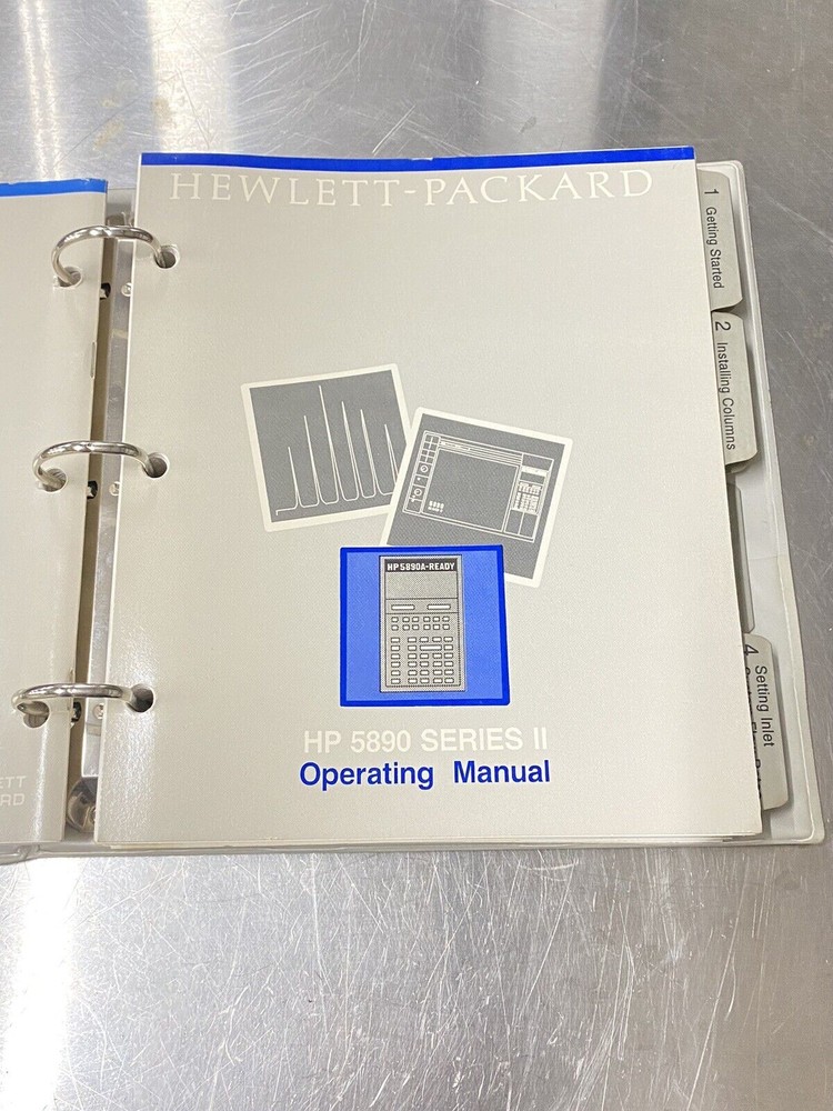 HP 5890 Series 2 Programmable Cool Column User Manual