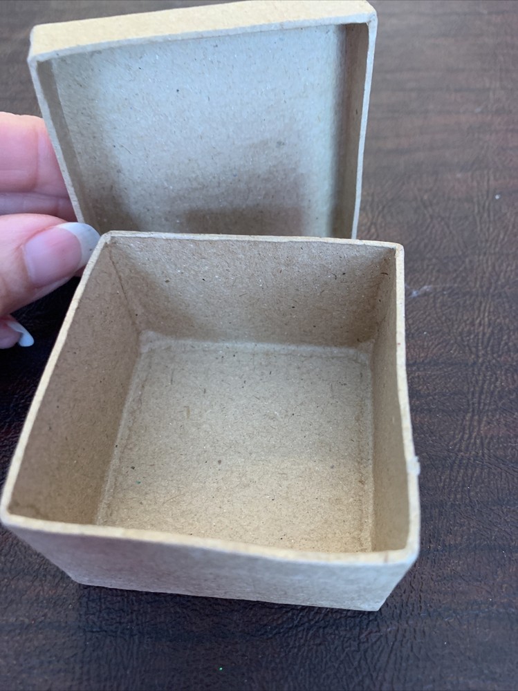Cardboard Craft Decorating Box Square New