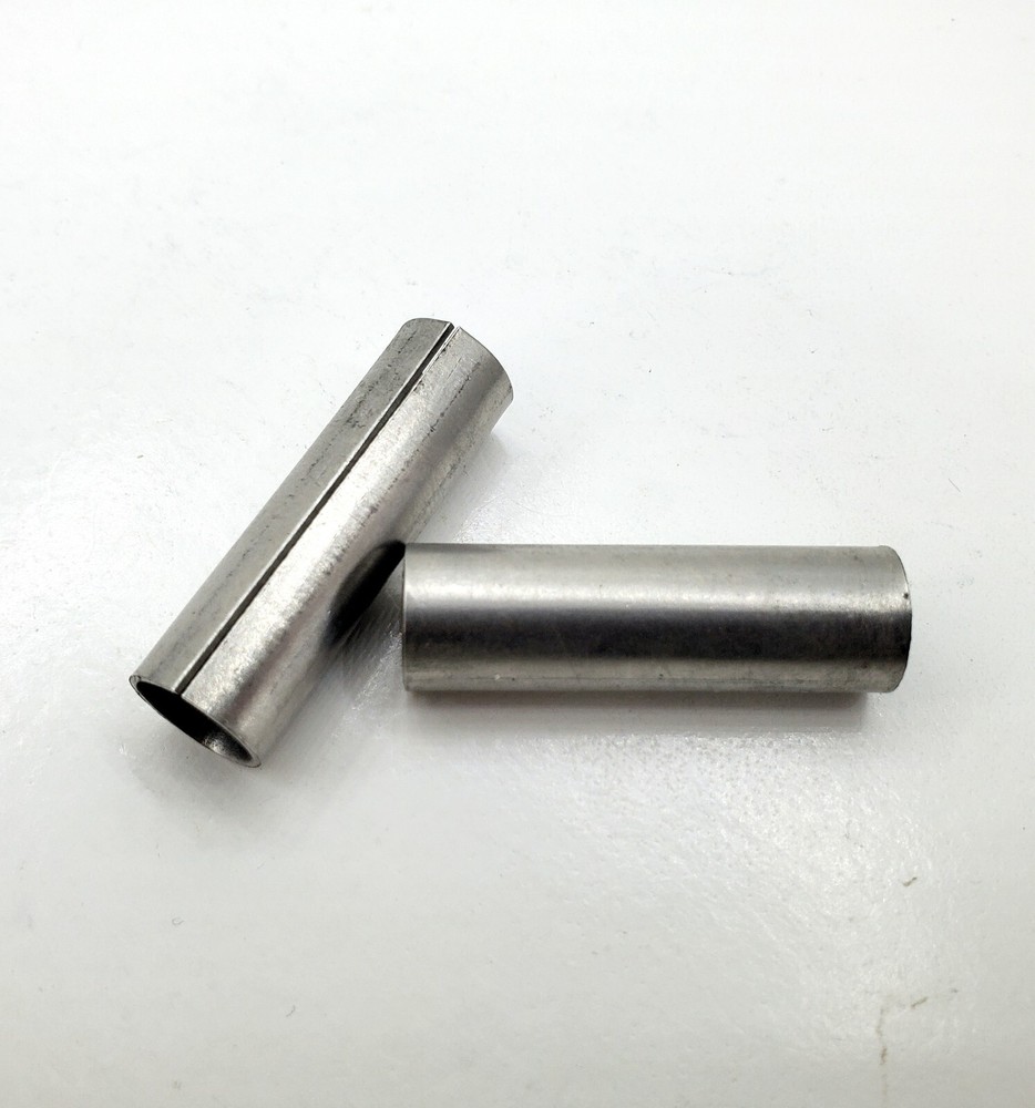 Pair NEW 3/8" Steel Ramrod Thimbles Half Stock Flintlock Percussion Muzzleloader