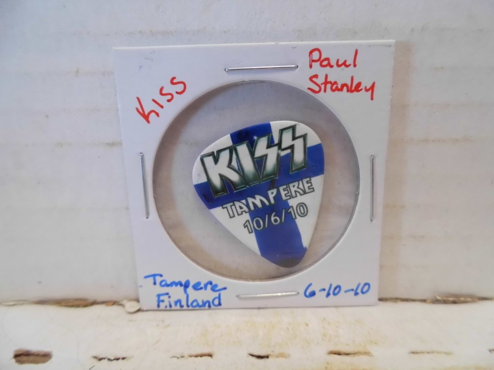 KISS "PAUL STANLEY" 6/10/2010 GUITAR PICK~READ DESCRIPTION #11~2