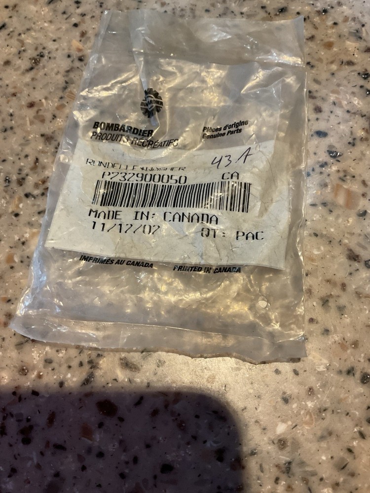 Genuine OEM SKI-DOO WASHER. 732900050 Quantity (3)