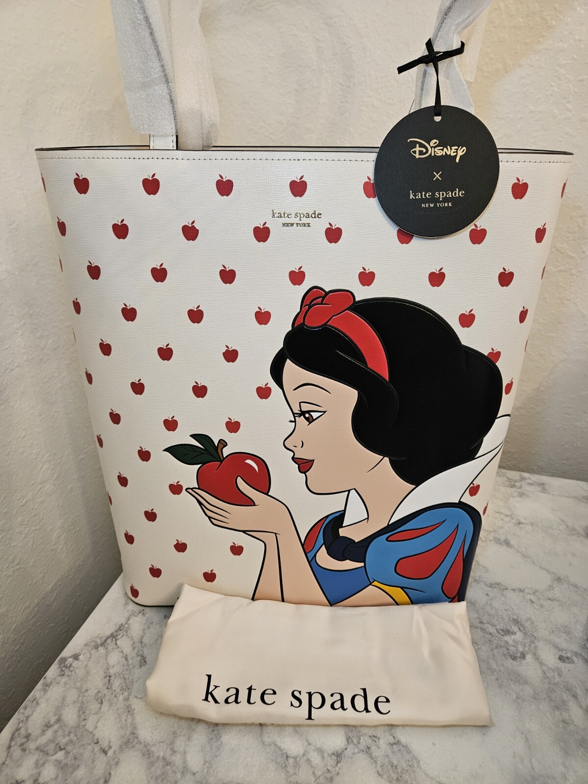 Disney X Kate Spade New York Snow White Waverly Tote NEW WITH TAGS AND DUST BAG