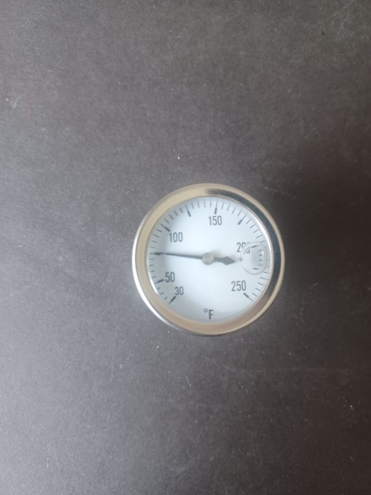 Race Engine Dial Thermometer, Liquid Filled ,30/250F