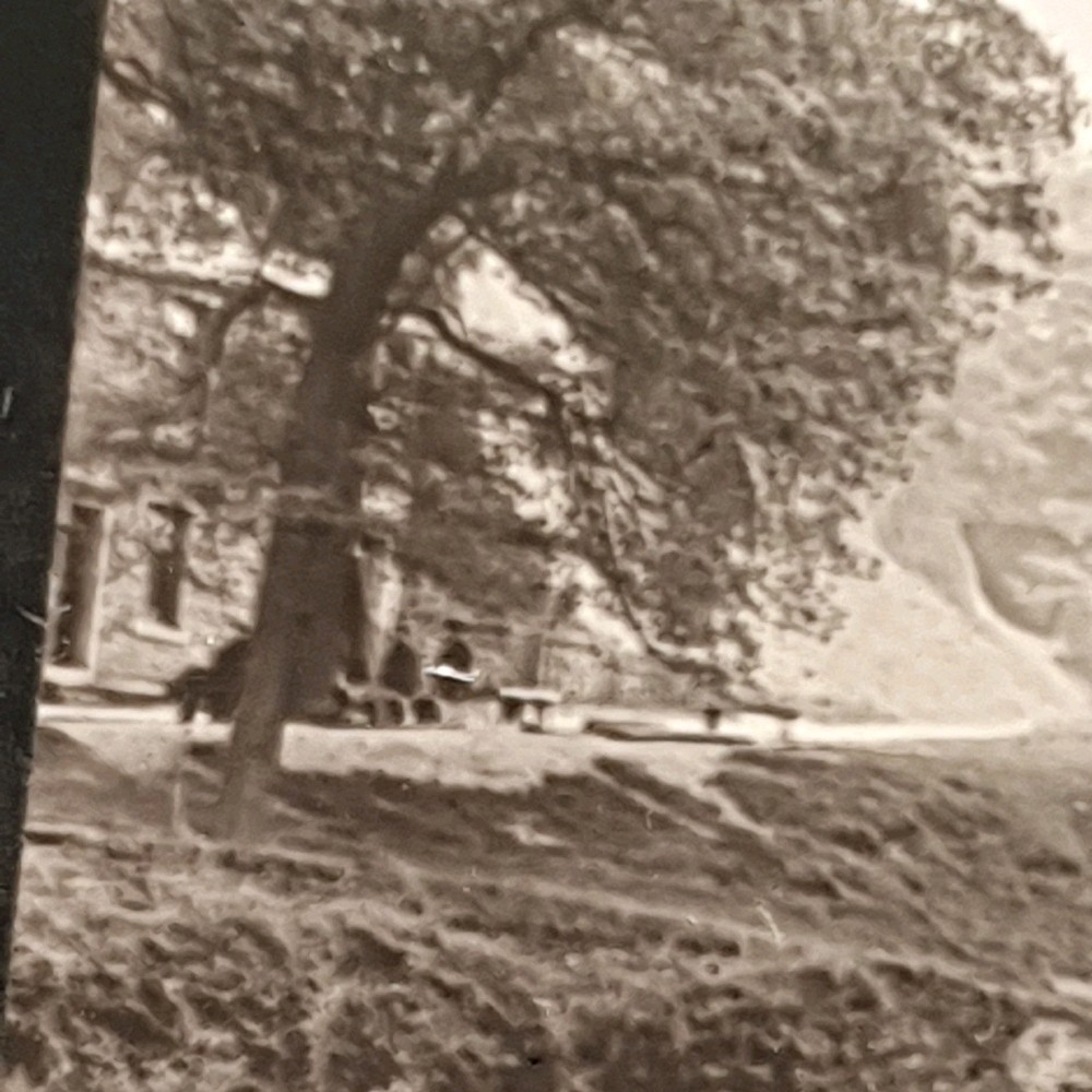 Antique Magic Lantern Glass Slide