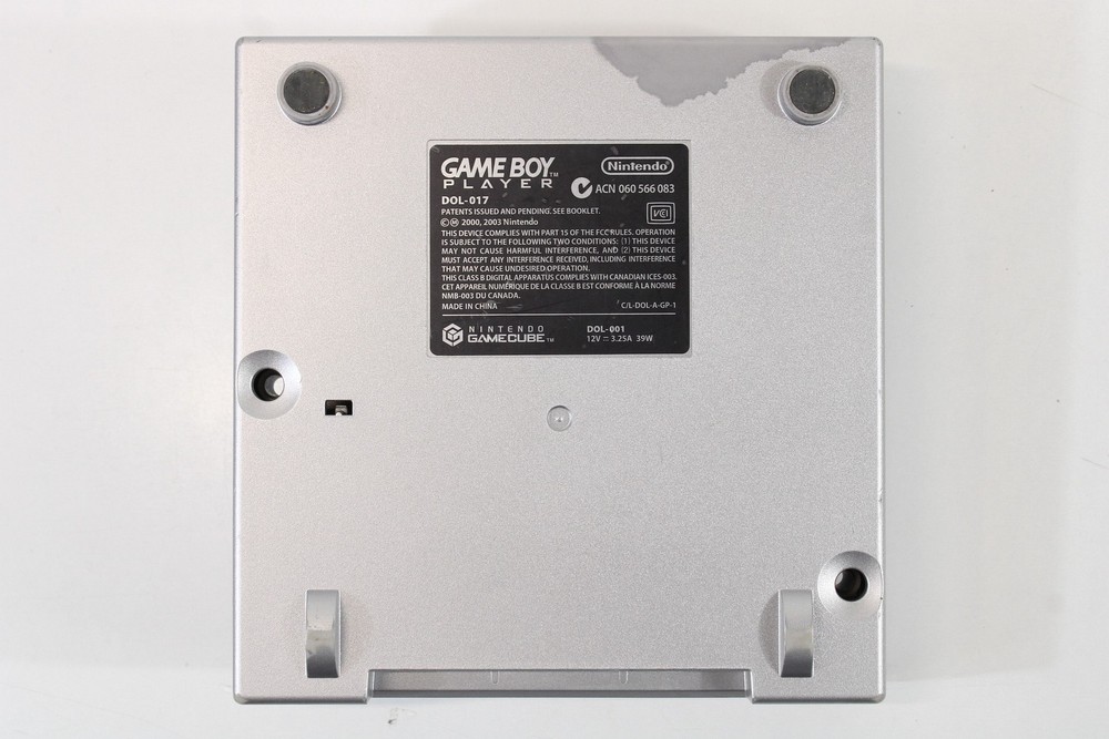 Nintendo GameCube Gameboy Advance GBA Player Replacement Shell Only Silver KPG62