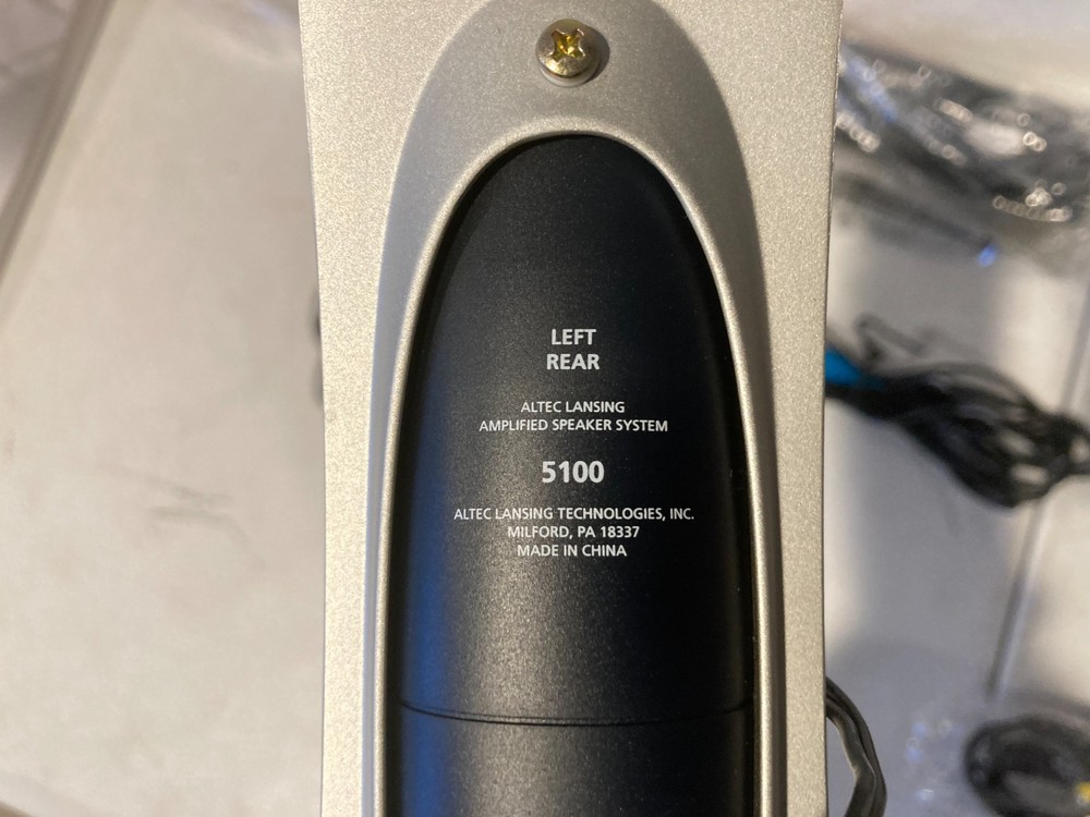 Altec Lansing ADA995 4-Piece Computer Speakers New Open Box UNTESTED