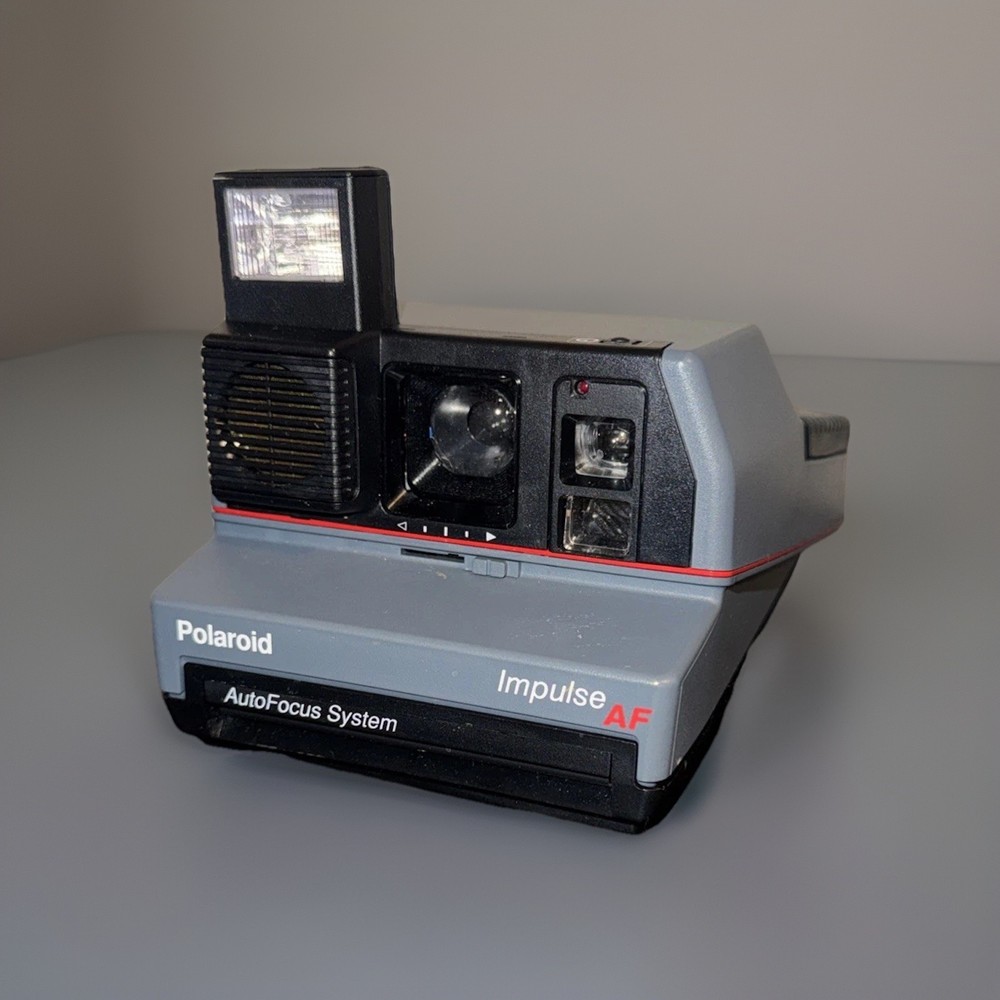 Polaroid Impulse AF Autofocus System Gray - Untested - With Strap