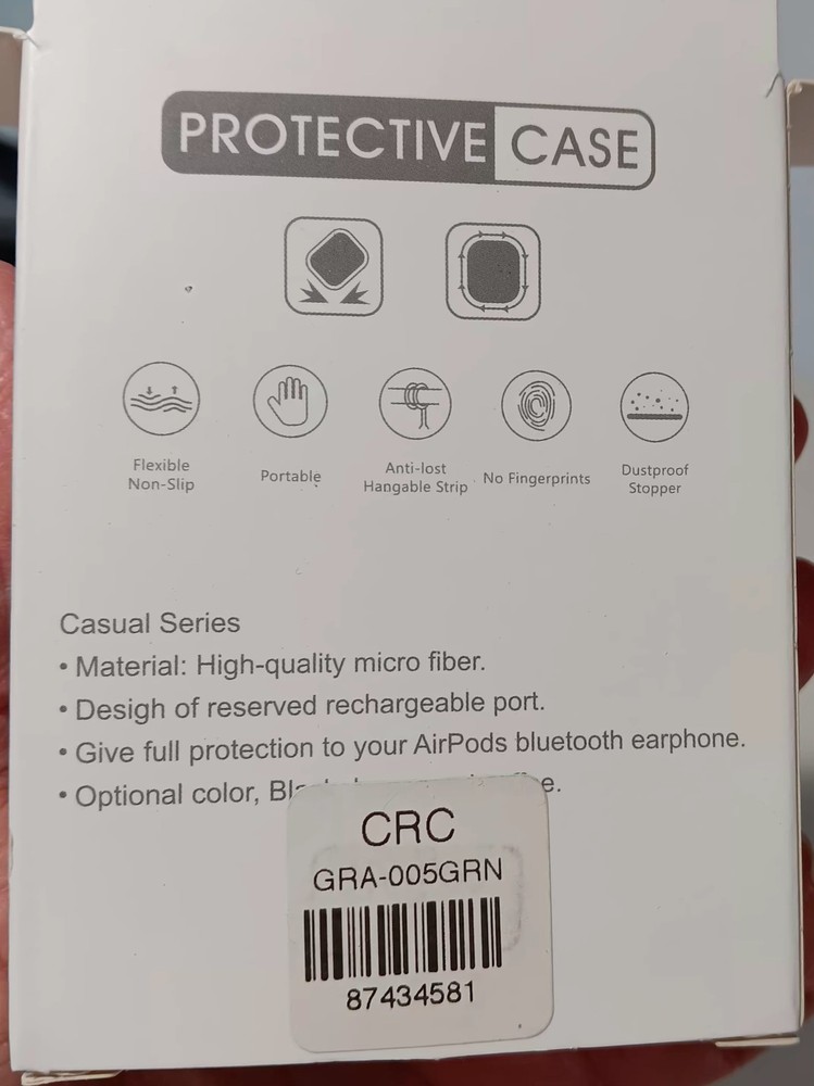 Earphone Protective Case with Clip. for AirPods